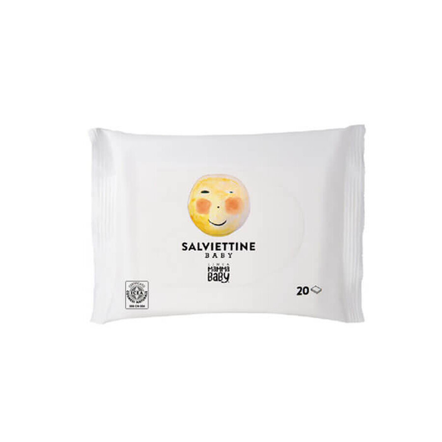 Linea MammaBaby Salviettine Baby Momina Babydoekjes Natte doekjes, 20 stuks