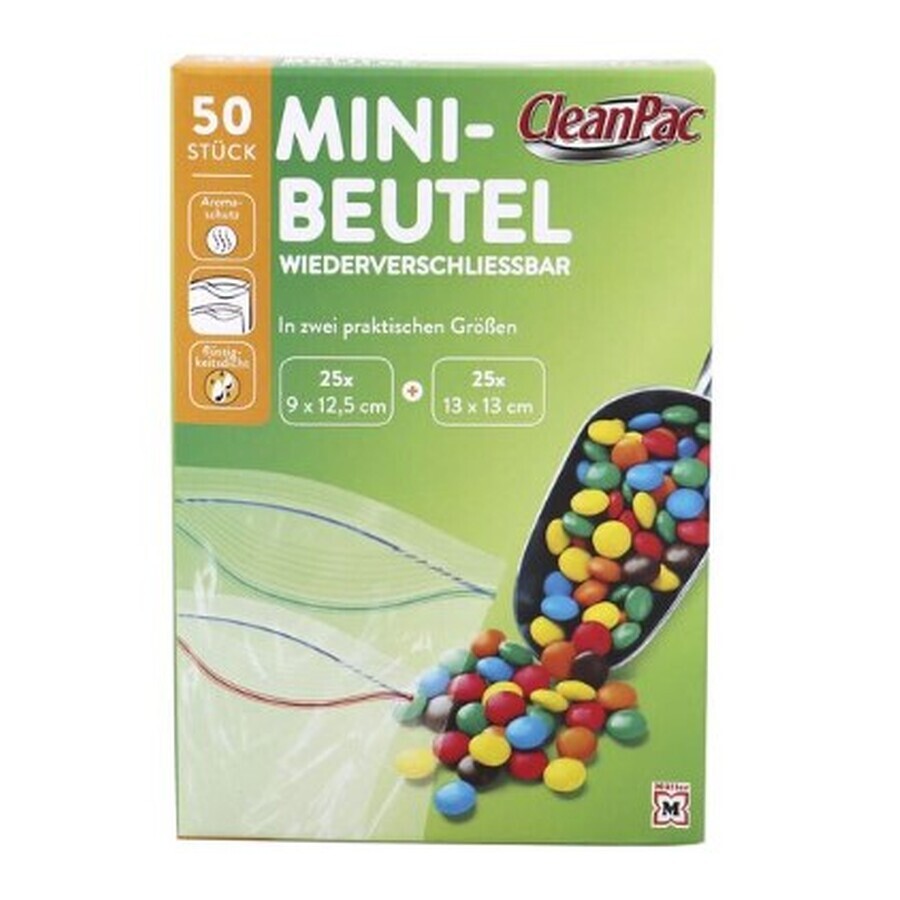 CleanPac, Mini sacs, 50 pièces