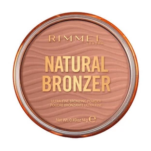 Rimmel Natural Face Bronzer avec paillettes illuminantes 001 Sunlight, 14g