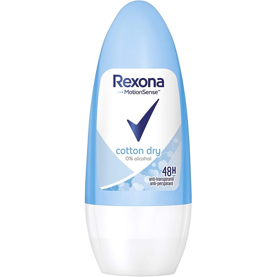 Rexona Cotton Dry, Antiperspirant for Women, 50ml