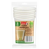 Oskar, papieren bekers 250 ml, 6 stuks