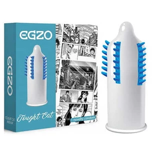 Egzo Tough Cat stimulierendes Kondom Medium, 1 Stück
