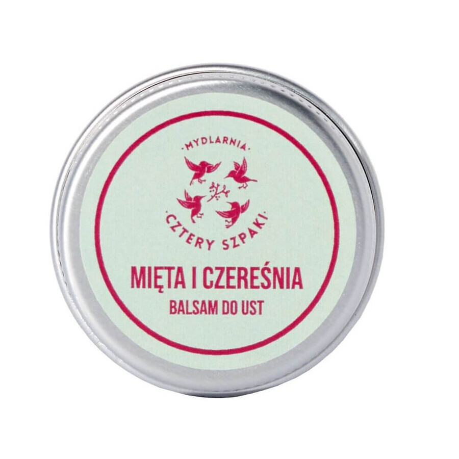 Cumpără Mydlarnia Cztery Szpaki Balsam de buze Mita și Cherry, 15ml Mydlarnia Cztery Szpaki Balsam de buze Mita și Cherry, 15ml