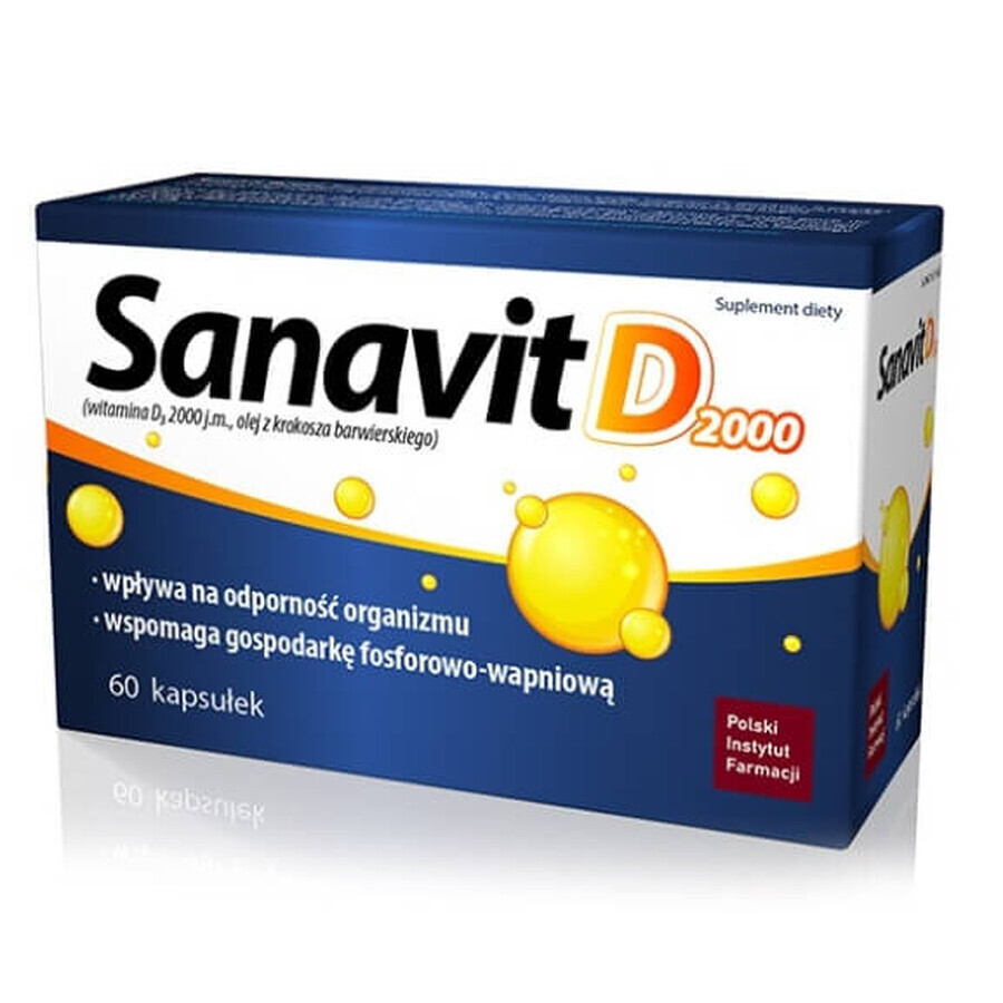 Sanavit D 2000 60 cápsulas