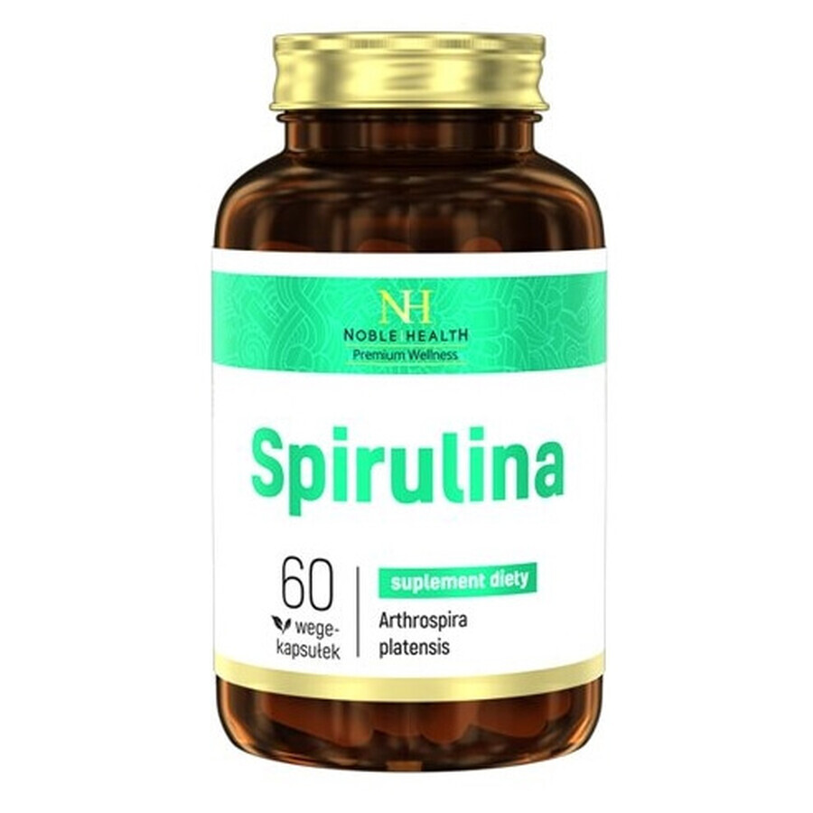 Noble Health, Spiruline, 60 gélules