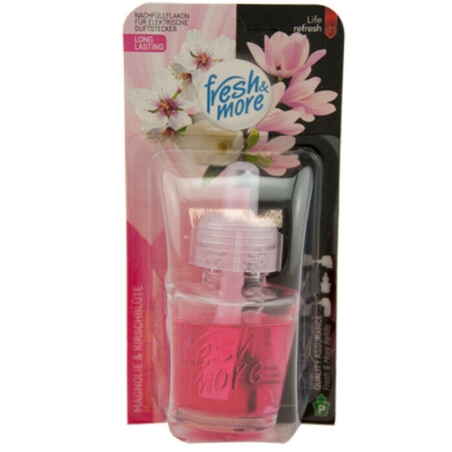 Fresh amp; More, Air freshener cartridge, Magnolia amp; Wine flower, 19 ml