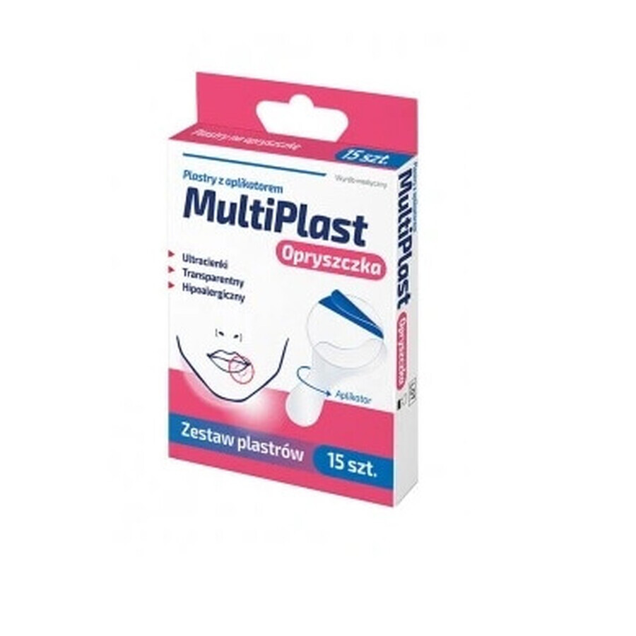 MultiPlast Herpes Rodajas con aplicador, 15 piezas