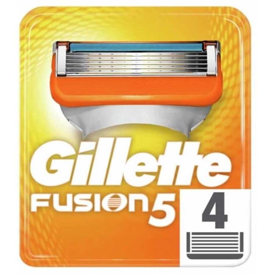 Gillette, Fusion 5, Rasiererkartuschen, 4 Stück