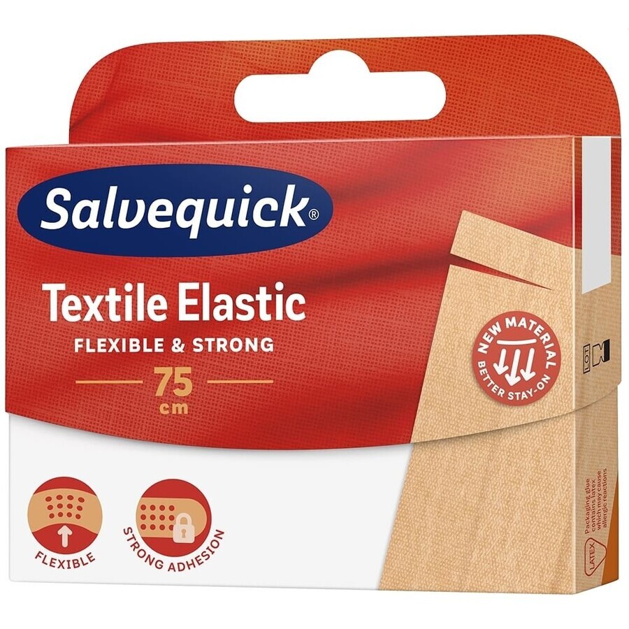 Salvequick textielverband 75 cm 1 pak