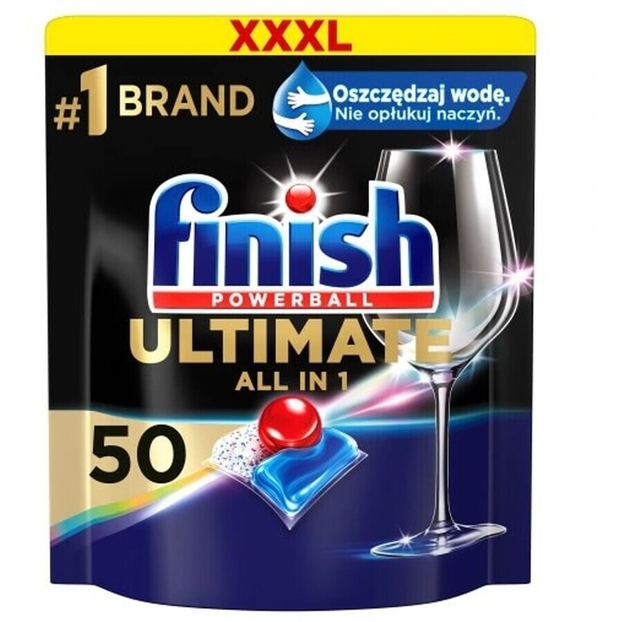 Finish Quantum Quantum Todo en 1 Ultimate Lavavajillas Fresco Cápsulas 50 unidades
