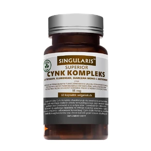Singularis Superior, Zinc Complex 15mg, 60 capsules