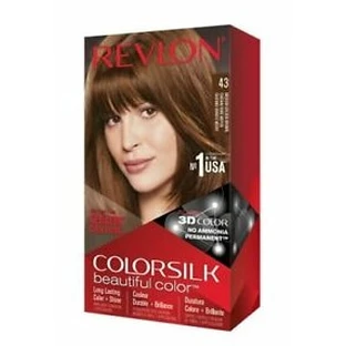 Revlon, ColorSilk, medium golden brown 43, paint, 1 pc
