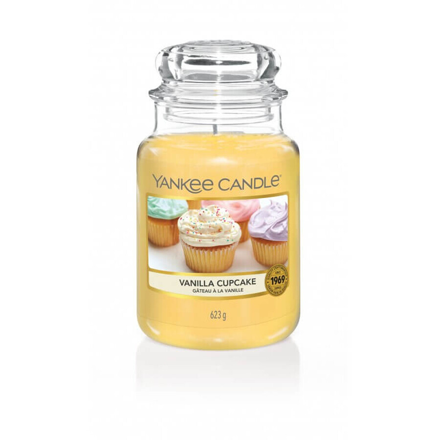Yankee Candle Coroniță cu aromă Vanilla Cupcake, 623g