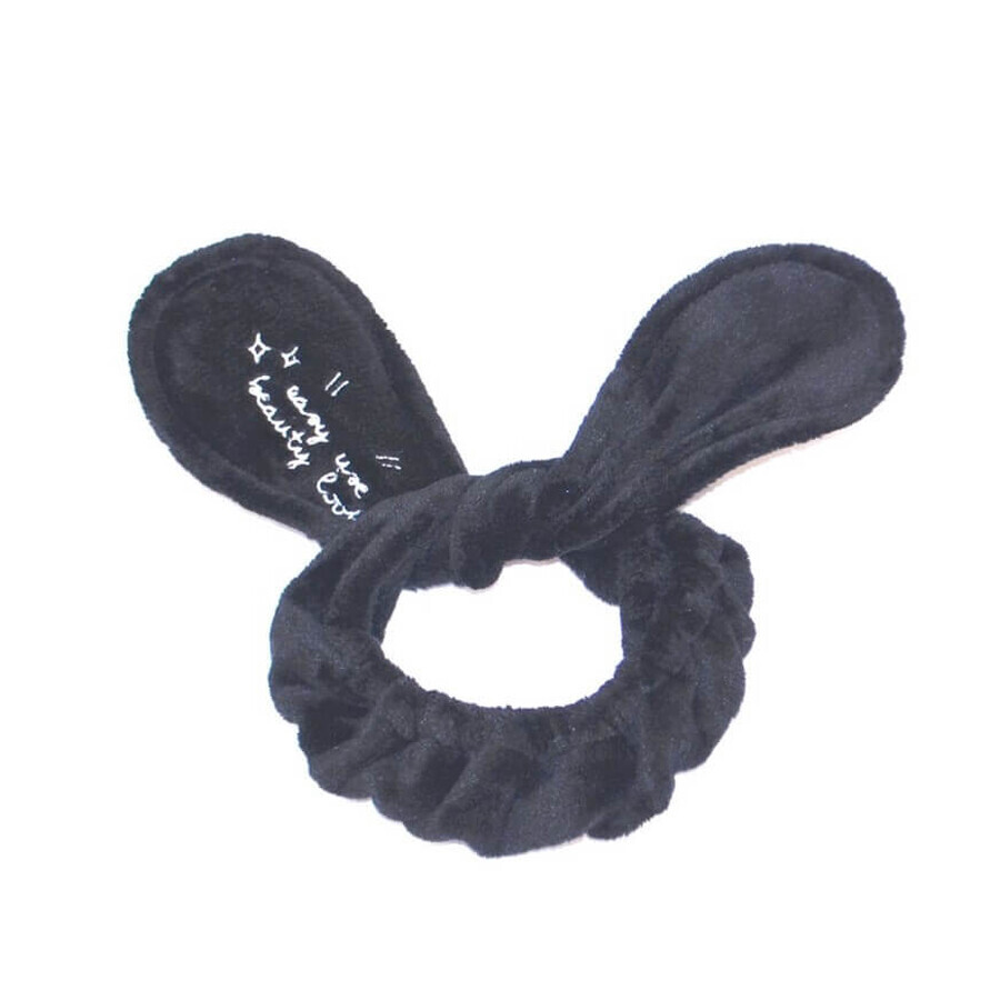 Dr. Mola Bunny Ears plush cosmetic band Black