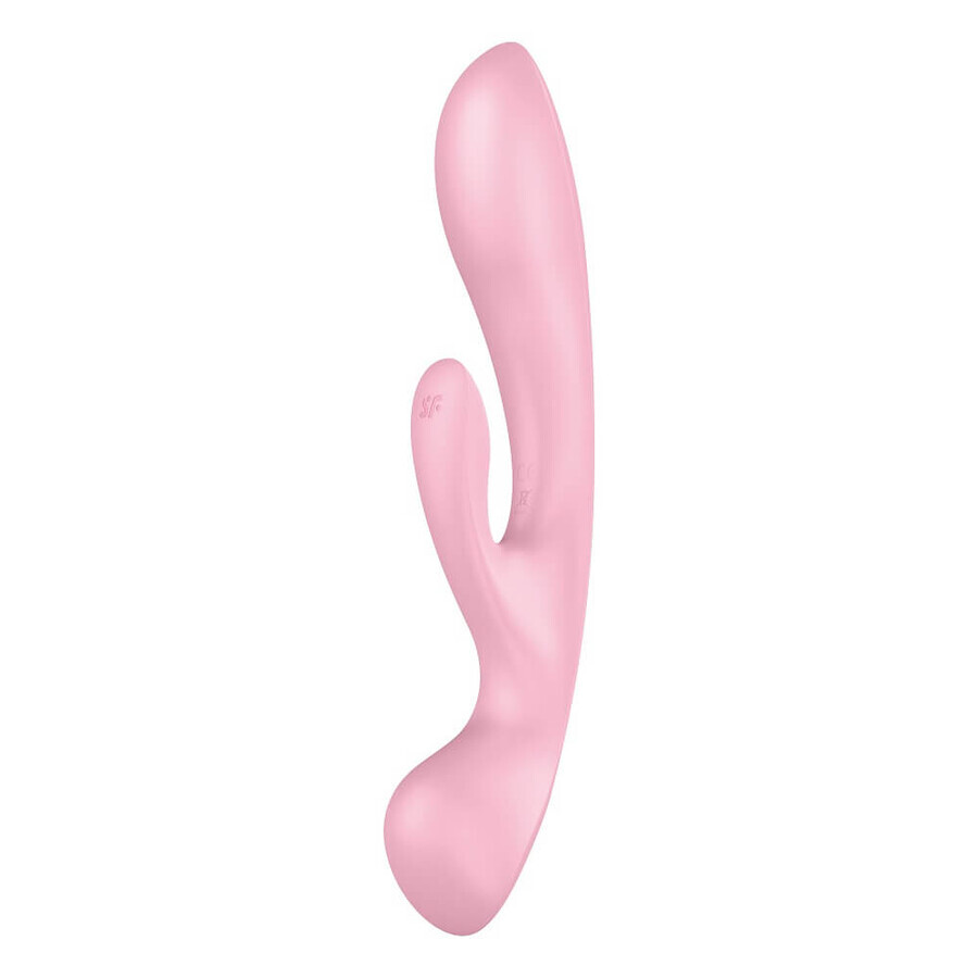 Vibrador multifunción Satisfyer Triple Oh Light rosa