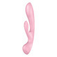 Vibratore multifunzionale rosa chiaro Satisfyer Triple Oh