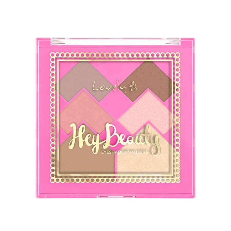 Lovely Hey Beauty Multifunctional Face Makeup Palette, 18g