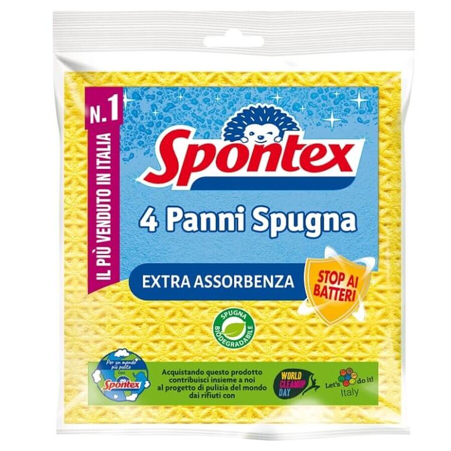 Shop Spontex, 4 Schwammtücher, gbczasta frisk, 1 Stück Spontex, 4 Schwammtücher, gbczasta frisk, 1 Stück