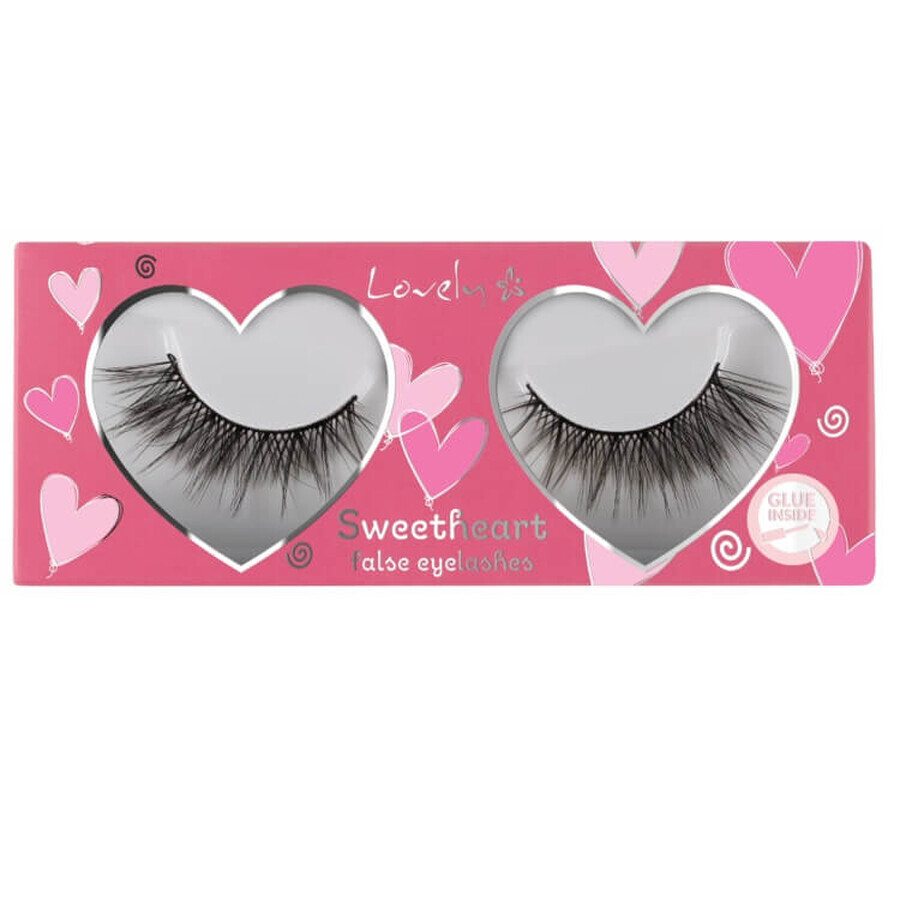 Lovely Sweetheart fake artificial eyelashes on a band
