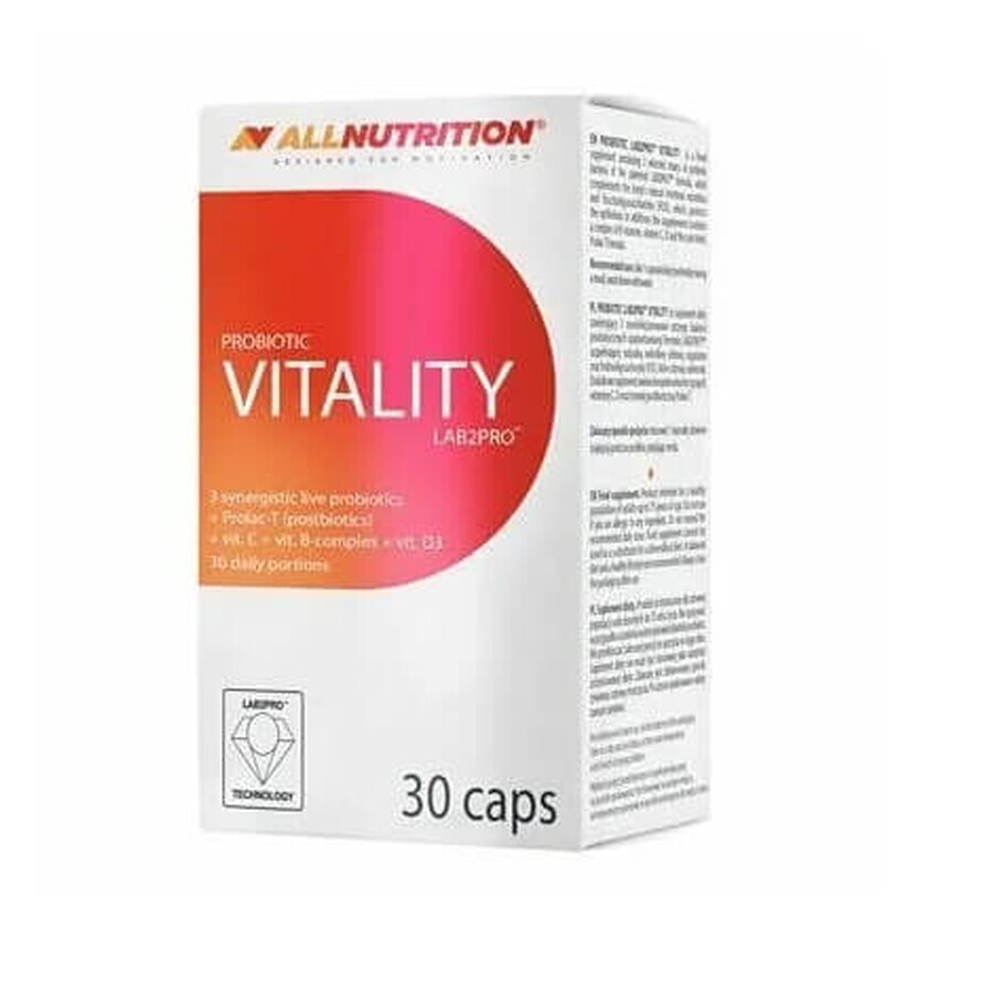 Allnutrition Probiotic Vitality LAB2PRO, 30 capsule