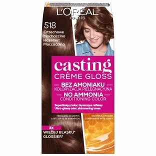 L'Oreal Paris Gusswachs Farbe 518 Walnuss Mochaccino