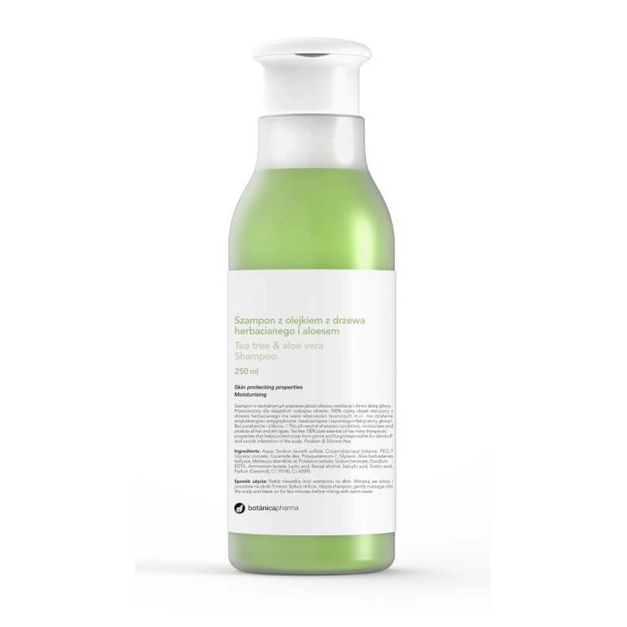 Botanicapharma gel de baño de aloe vera y aceite del árbol del té, 250ml