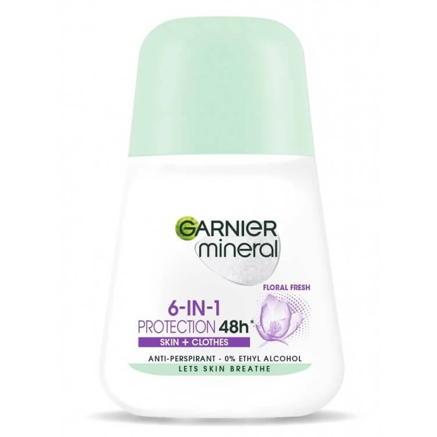Garnier Woman, Antitranspirant Bloemenfris, roll-on, 50 ml