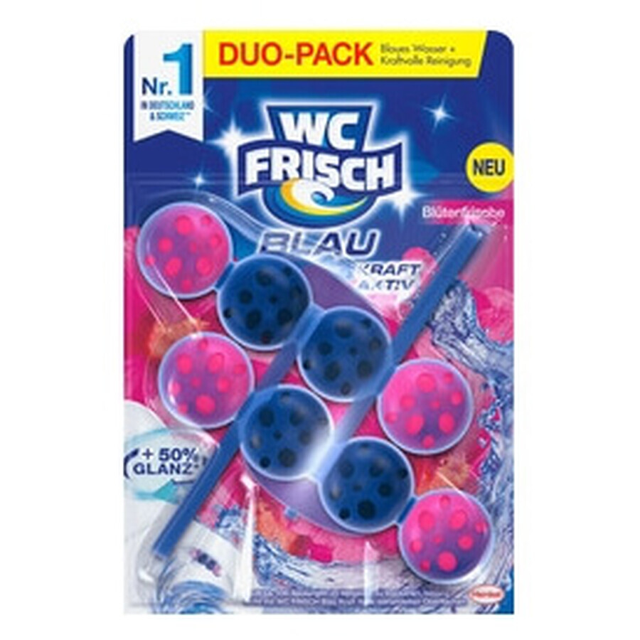 WC Frisch, Florero para WC, flores múltiples, 2 piezas
