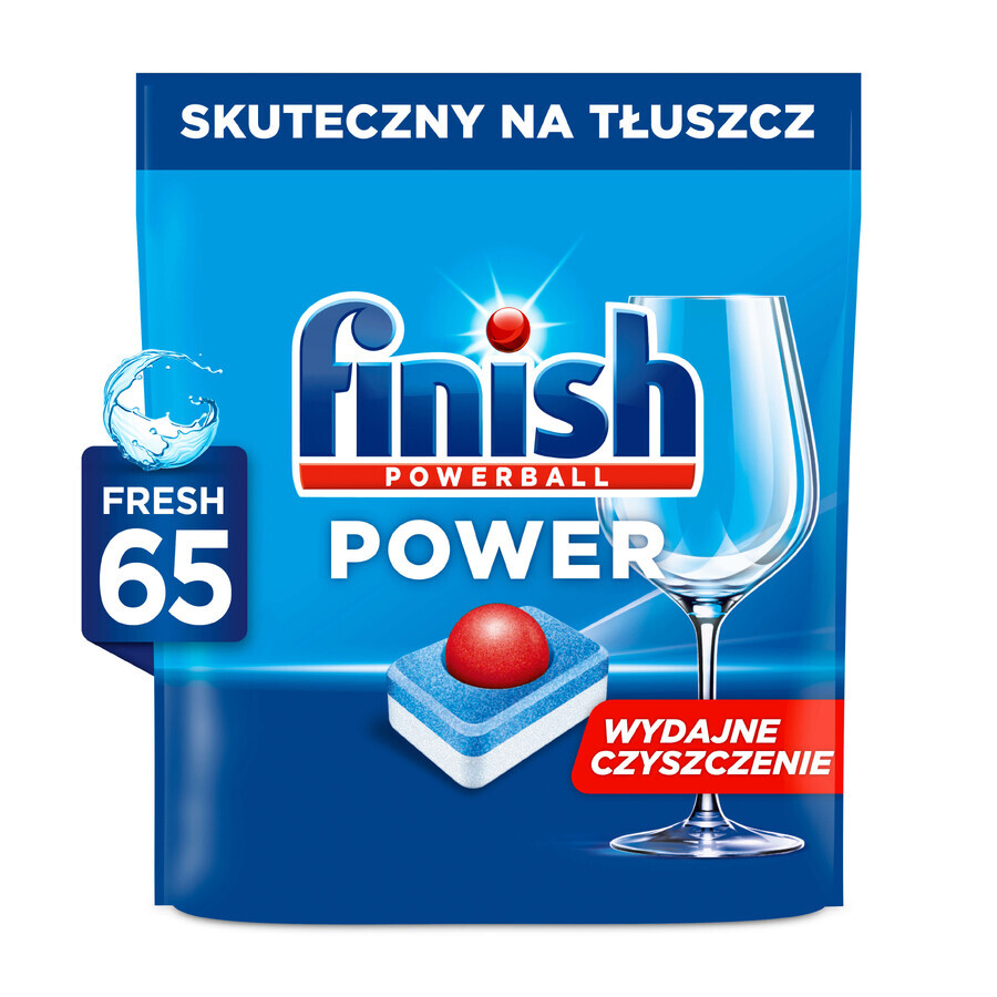 Finish Power All in 1 Vaatwasser Fris All in 1 Vaatwasser Fris Normaal 65 stuks