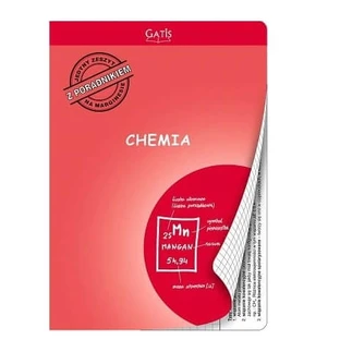 Zeszyt A5 Chemia z poradnikiem, kratka, 60 kartek