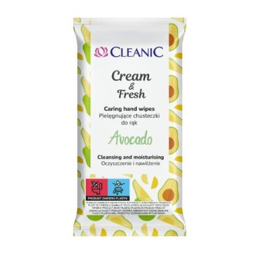 Buy Cleanic Cream amp; Fresh Avocado Wipes, 15 pieces Cleanic Cream amp; Fresh Avocado Wipes, 15 pieces
