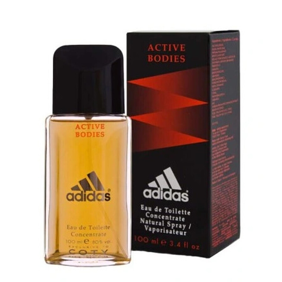Adidas Active Bodies Eau de Toilette, 100ml