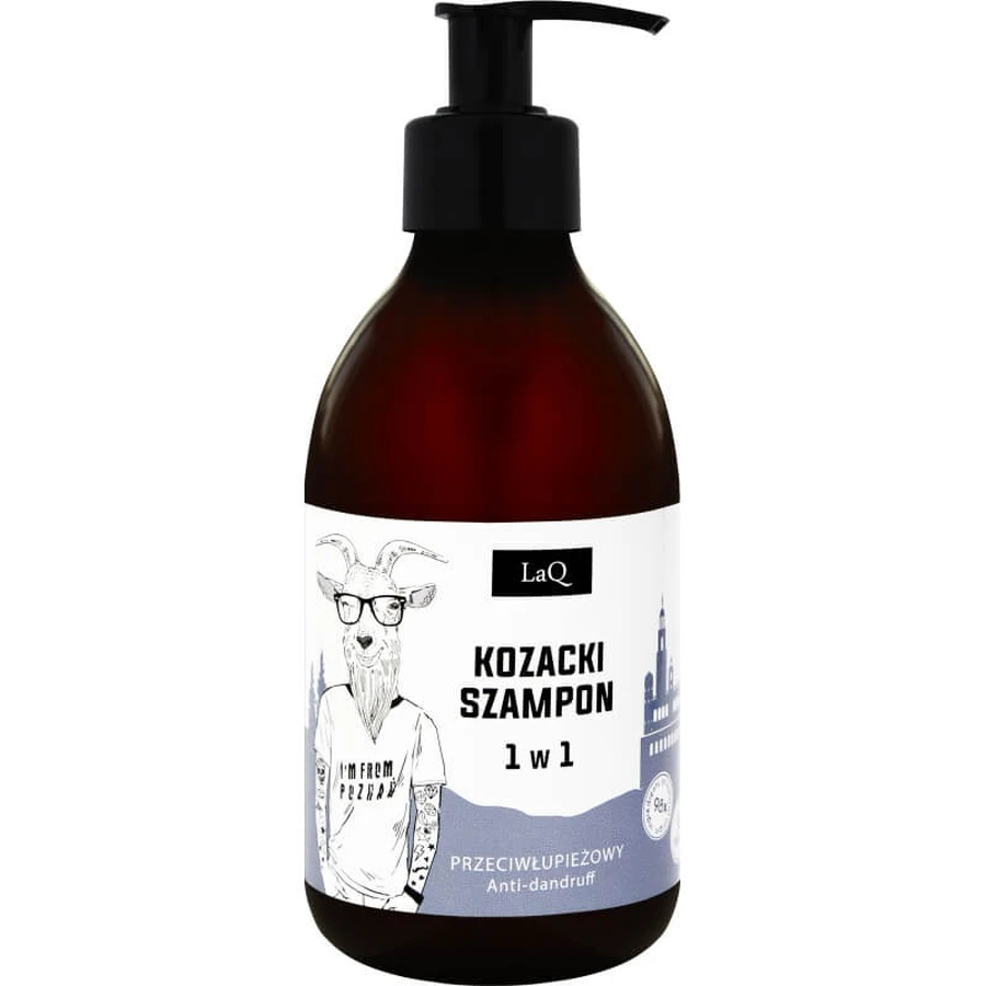 LaQ Cossack Shampoo with Tea Tree Extract and Twelve Herbs Complex, 300ml