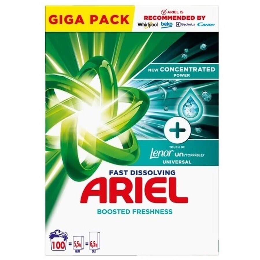 Cumpără Ariel Touch Of Lenor Unstoppables Praf de spălat universal, 5,5 kg Ariel Touch Of Lenor Unstoppables Praf de spălat universal, 5,5 kg
