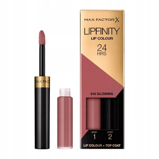 Max Factor Lipfinity Lippenfarbe Zwei-Phasen Flüssig-Lippenstift 16 Glowing