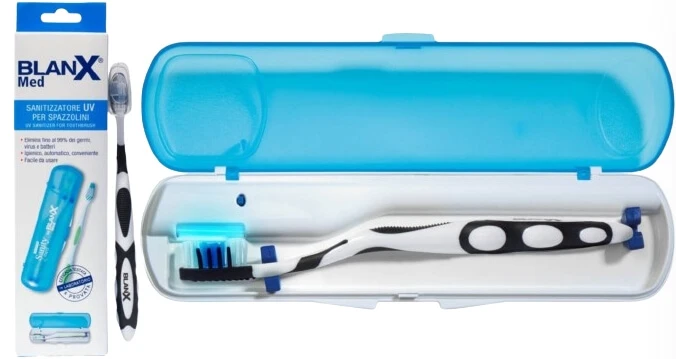 BlanX Med UV sanitizer for manual toothbrushes + BlanX toothbrush for…
