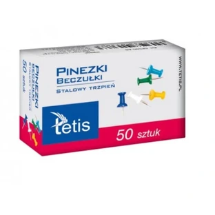 Broches tonneau colorées, 50 pièces