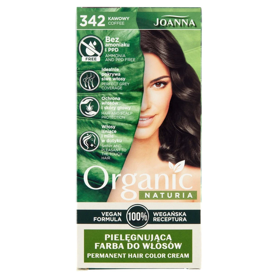 Joanna Natanna Naturia Bio Pielgnujca kleurstof voor wos 342 Kawowy Kawowy