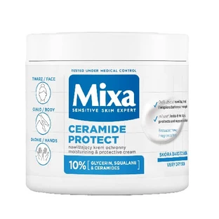 Mixa Ceramide Protect Face & Body Moisturizing Cream 400ml
