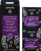 Apivita Express Beauty, Scrub viso illuminante al mirtillo rosso, 2 x 8 ml