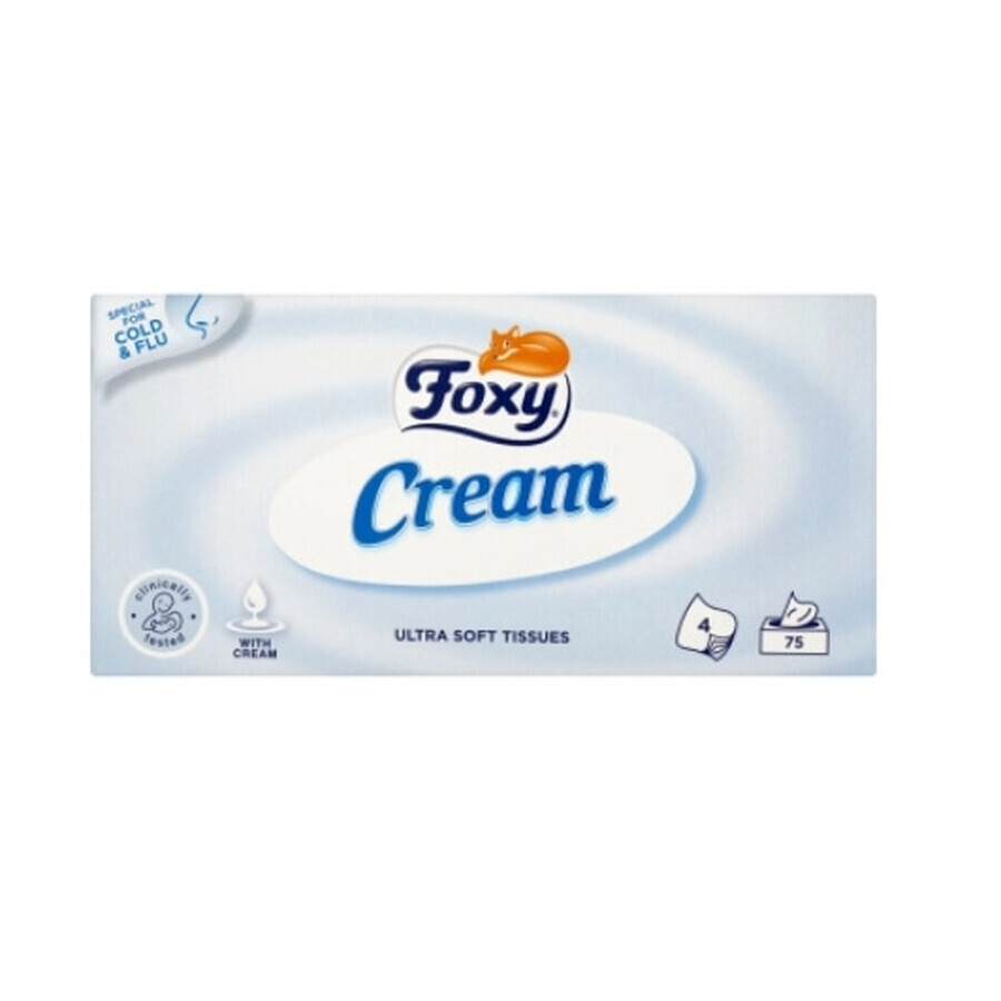 Shop Foxy, Creme-Tücher 4 Schichten, 75 Stück Foxy, Creme-Tücher 4 Schichten, 75 Stück