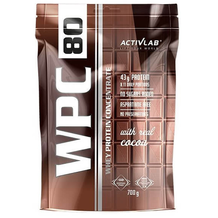 ActivLab, WPC 80 Standard cioccolato al latte, 700g