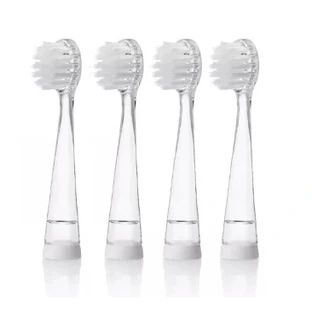 Brush-Baby Replacement pads for Wildones sonic toothbrush, 4 pieces