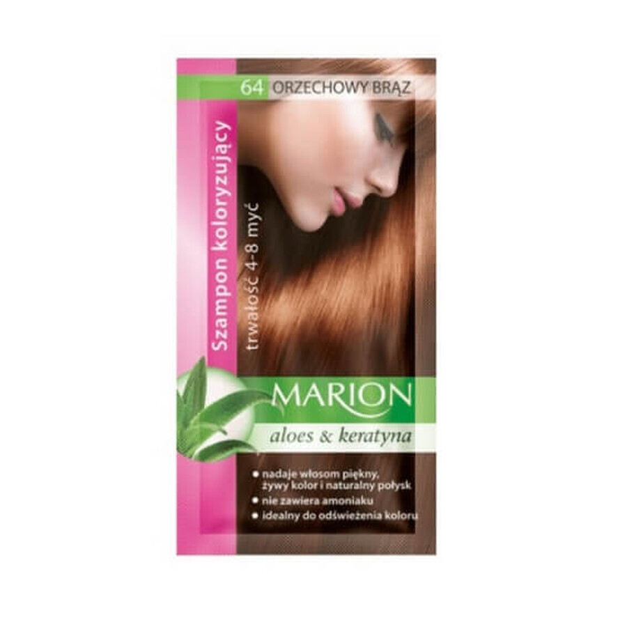 Marion, Champú colorante 64 Nogal melocotón, 40 ml