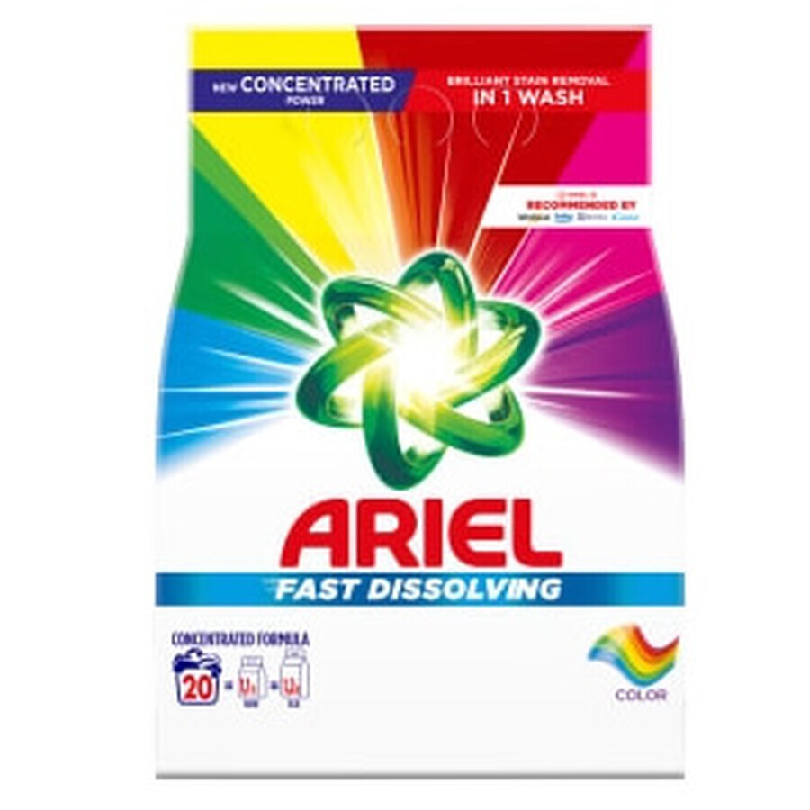 Ariel Kleurpoeder voor kleurwas, 1,1kg