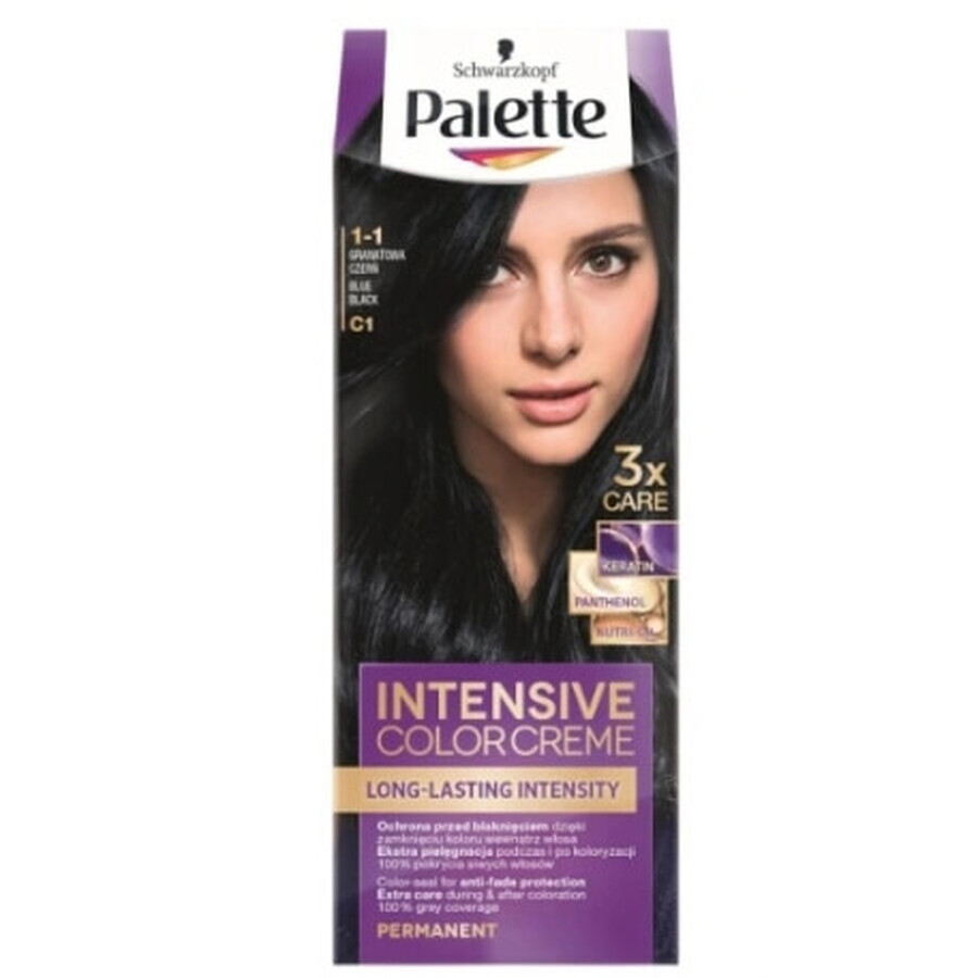 Schwarzkopf Paleta, Cera Pintura Intensiva 1-1, azul oscuro rojo, 1 ud.