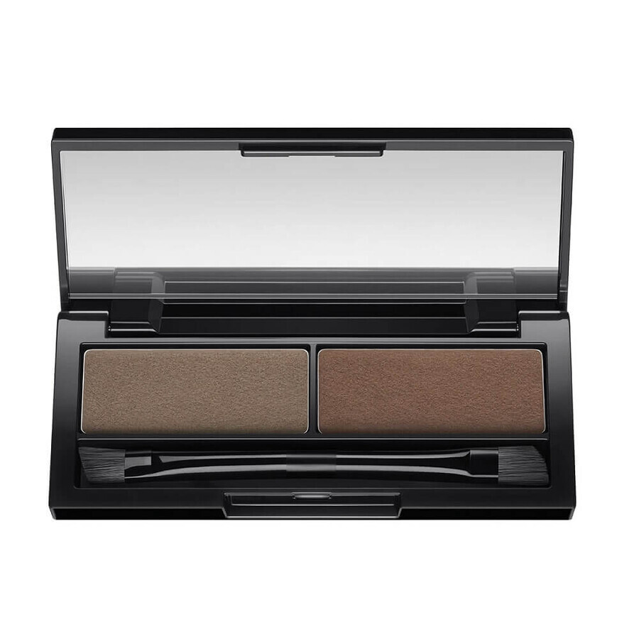 Max Factor Real Brow Duo Kit Eyebrow Shadow Shadow Palette 02 Medium, 3.3g
