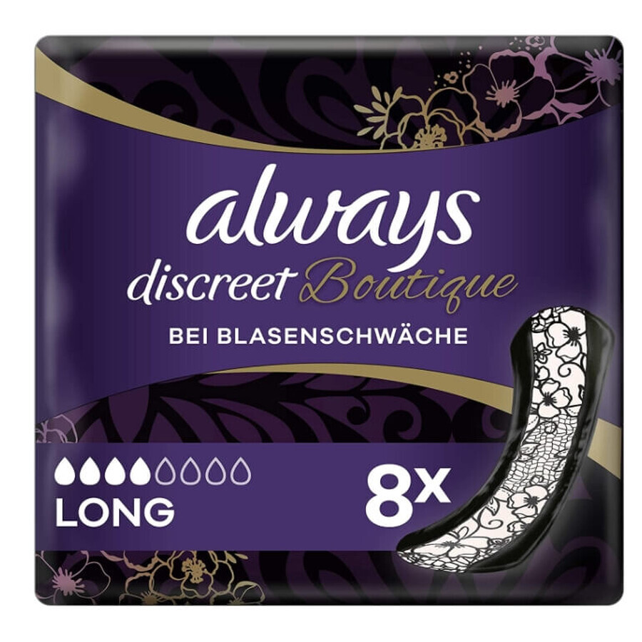Acquista Sempre, Discreet Boutique, assorbenti igienici, lunghi, 8 pezzi Sempre, Discreet Boutique, assorbenti igienici, lunghi, 8 pezzi