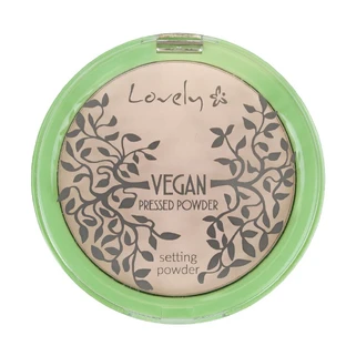 Lovely Veganer mattierender transparenter gepresster Puder für das Gesicht, 10g