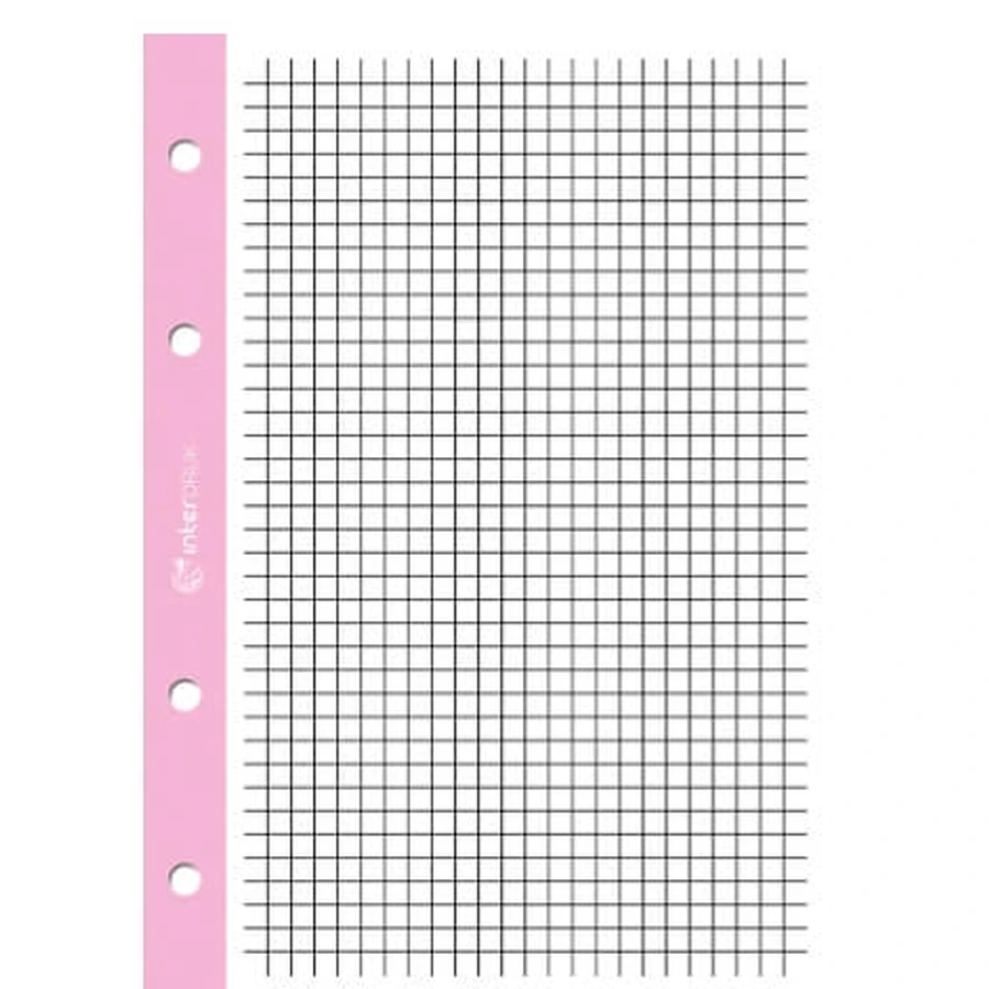 Interdruk, ring binder A4, white, 100 sheets